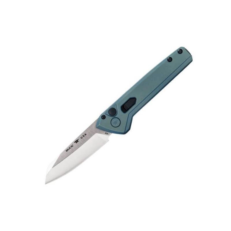 Buck Couteau Automatique Deploy Bleu Wharncliffe 0838bls