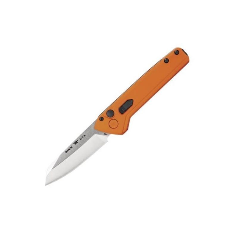 Buck Couteau Automatique Deploy Orange Wharncliffe 0838ors