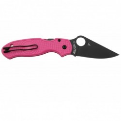 Spyderco Couteau Para 3 Rose Lame Noire - Image 2