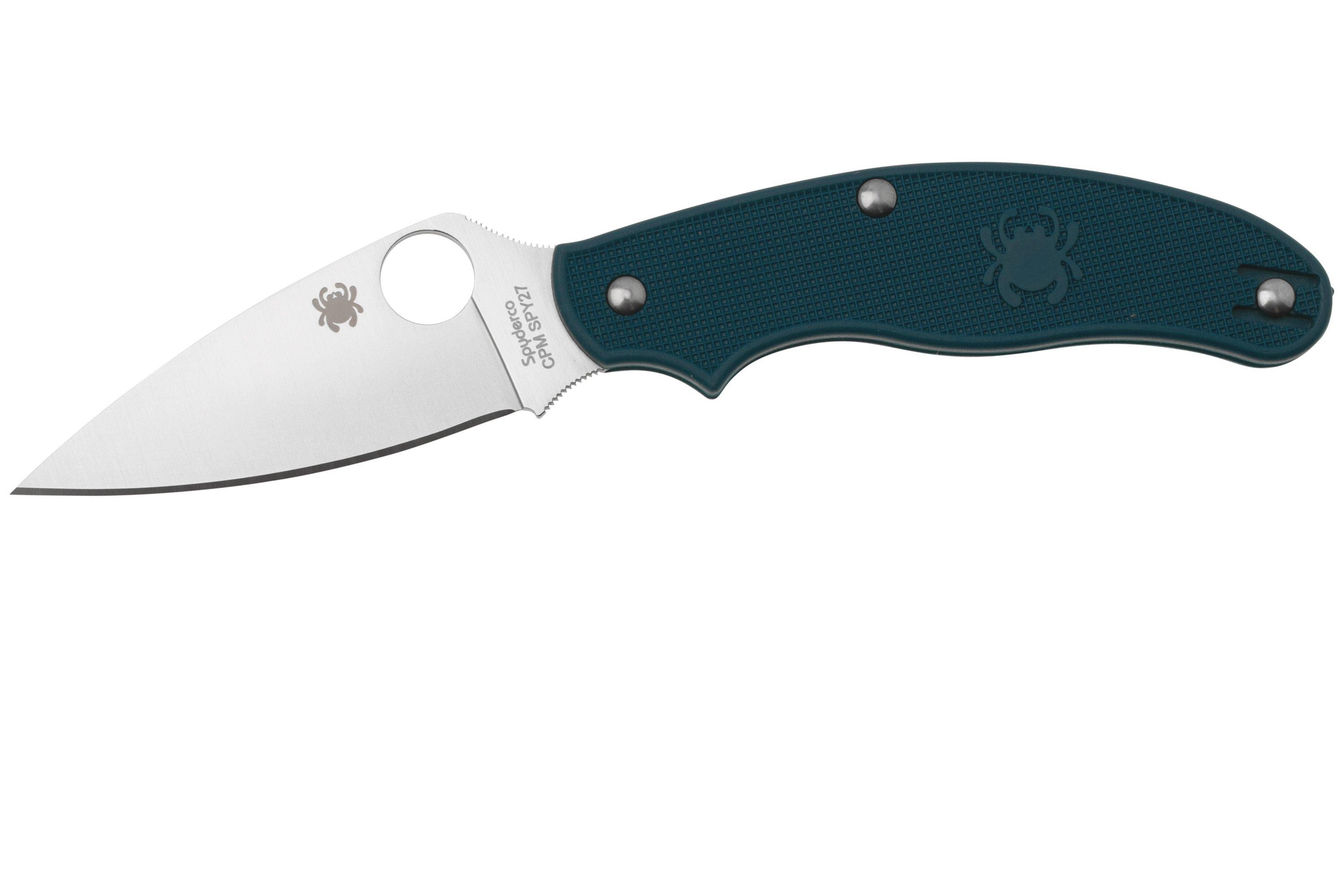 Spyderco Couteau Uk Penknife Bleu