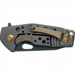 Fox Couteau Suru Titanium Noir/bronze Pvd Gaucher - Image 2