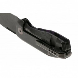 Lionsteel Couteau Nano Fibre de Carbone Violet Blackwash - Image 4