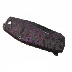 Lionsteel Couteau Nano Fibre de Carbone Violet Blackwash - Image 6