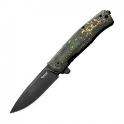 Lionsteel Couteau Myto Fibre de Carbone Toxic Stone Blackwash - Image 4