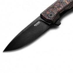 Lionsteel Couteau Myto Fibre de Carbone Snake Skin Blackwash - Image 2