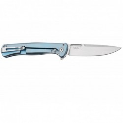 Lionsteel Couteau Skinny Titanium/fibre de Carbone Bleu - Image 2