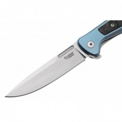 Lionsteel Couteau Skinny Titanium/fibre de Carbone Bleu - Image 3