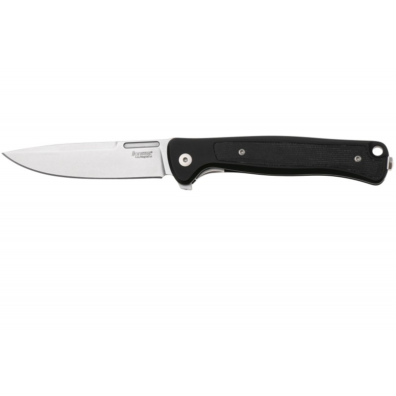 Lionsteel Couteau Skinny Aluminium/micarta Noir