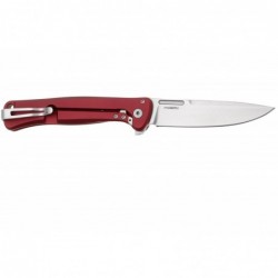 Lionsteel Couteau Skinny Aluminium Rouge/micarta Noir - Image 2
