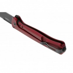 Lionsteel Couteau Skinny Aluminium Rouge/micarta Noir Blackwash - Image 4