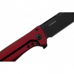 Lionsteel Couteau Skinny Aluminium Rouge/micarta Noir Blackwash - Image 5
