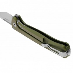 Lionsteel Couteau Skinny Aluminium/micarta Vert - Image 4
