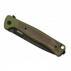 Lionsteel Couteau Skinny Aluminium/micarta Vert Blackwash - Image 6