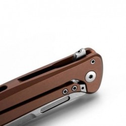 Lionsteel Couteau Skinny Aluminium Terre/micarta Naturel - Image 3