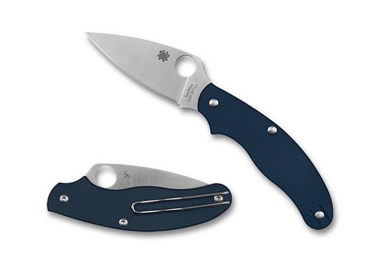 Spyderco COUTEAU SPYDERCO UK PENKNIFE G10 BLEU