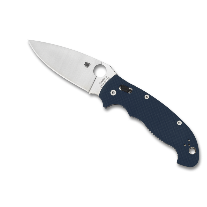 Spyderco COUTEAU SPYDERCO MANBUG SALT NOIR A DENTS
