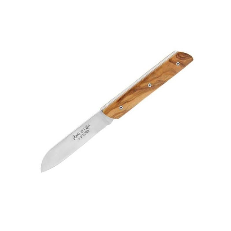 Laguiole Le Fidèle Couteau LE FIDELE l'Ame d'Emma olivier 10cm inox