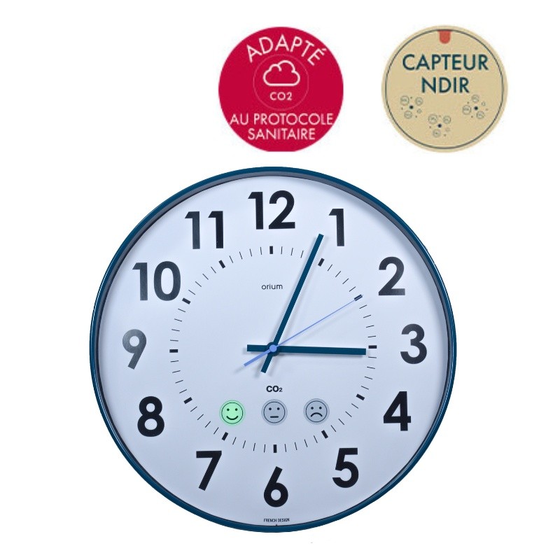 Orium Horloge analogique capteur de CO2 Quaelis 15