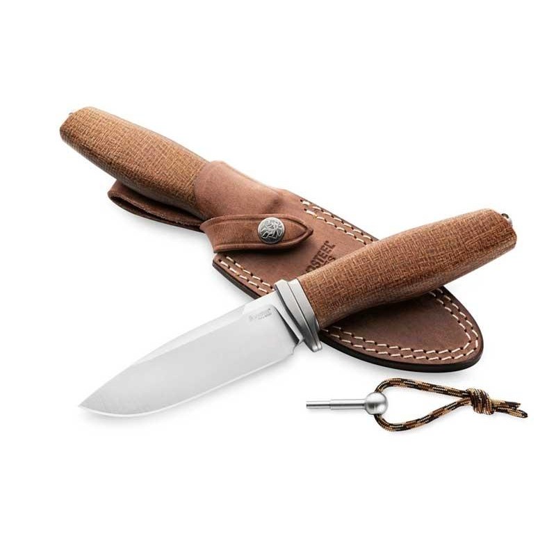 Lionsteel Poignard acha micarta naturel