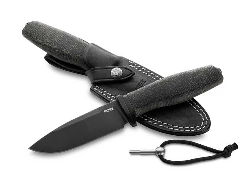 Lionsteel Poignard acha micarta vert