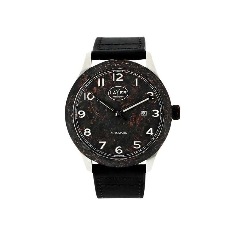 Layer Watches Montre automatique layer fibre de carbone