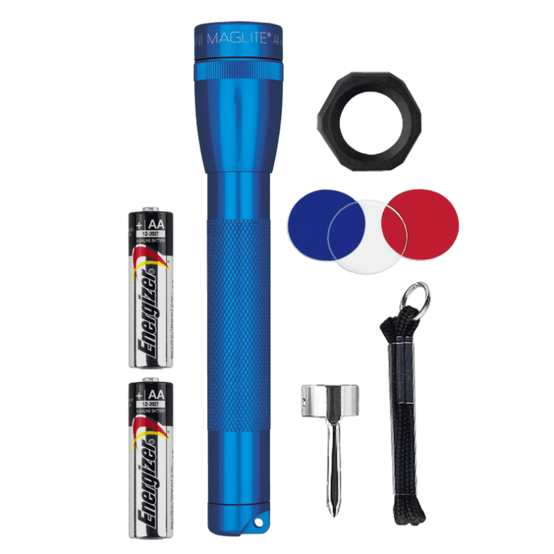 Maglite Lampe Torche Mini R6 + Accessoires livrés en blister Combo pack