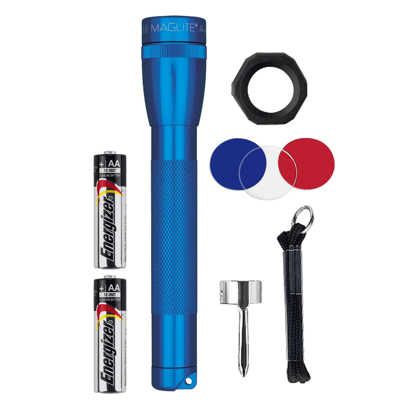 Maglite Lampe Torche Mini R6 + Accessoires livrés en blister Combo pack