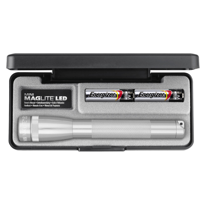 Maglite Lampe Torche LED Mini Mag - 2 Piles AA - Coffret Premium