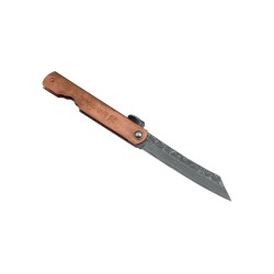 Higonokami irogane damascus