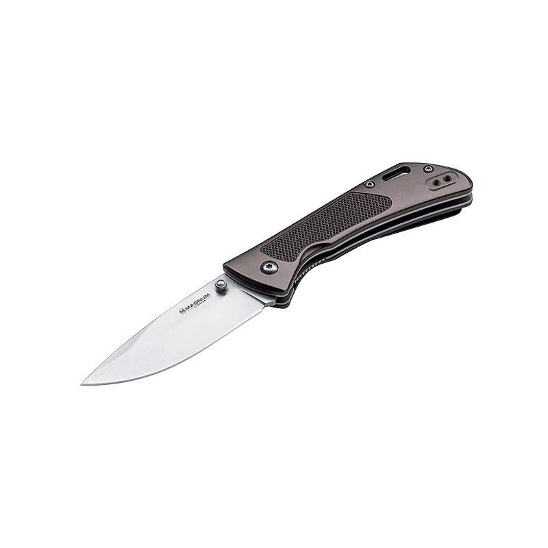Böker Magnum Advance checkering dark bronze