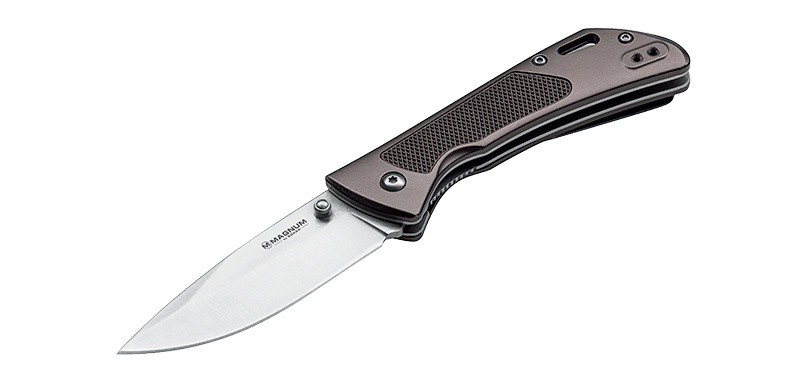 Böker Magnum Advance checkering dark bronze