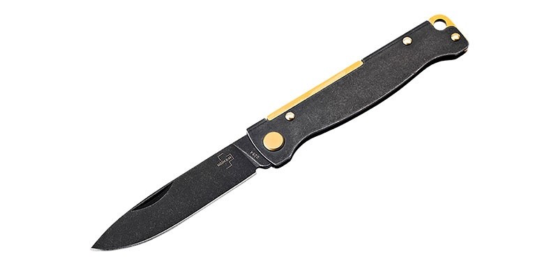 Böker Plus Atlas black stonewash copper