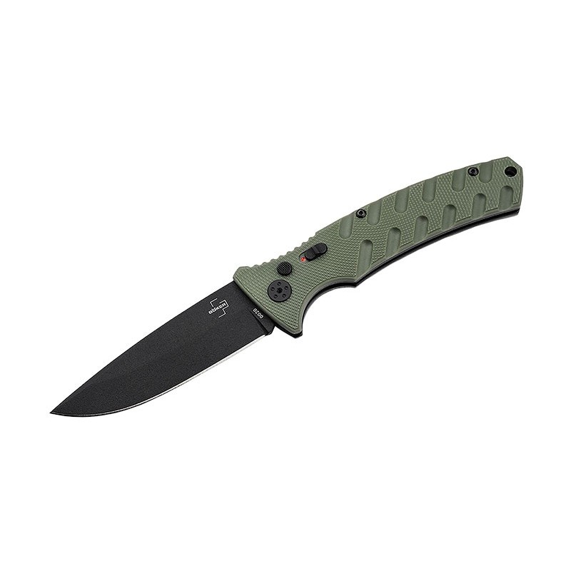 Böker Plus Large strike grivory green
