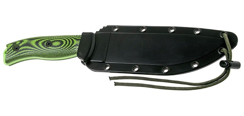 Esee -6 - lame venom green - vert/noir