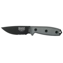 Esee -3 - noir - lame mixte - pommeau modifié - Image 2