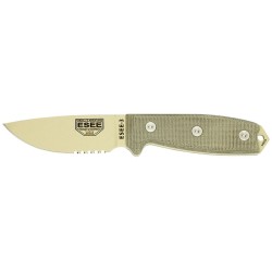 Esee -3 - désert - lame mixte - pommeau modifié - Image 2