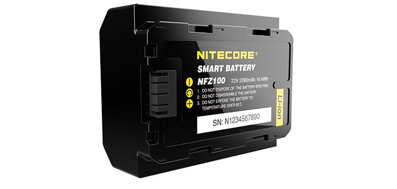 Nitecore Batterie pour appareils sony - 2280 mah
