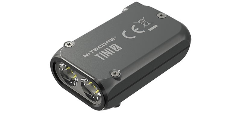 Nitecore Lampe porte-clés Tini 2 Grise - 500Lm
