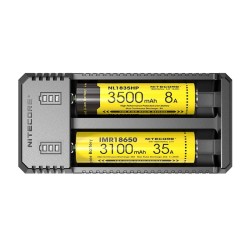 Chargeur micro-USB 2 accus