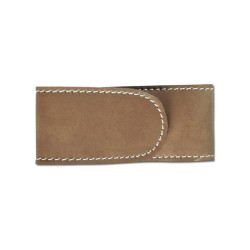 Etui Cuir doublé marron 18