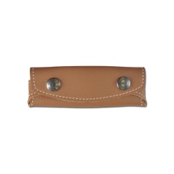 Etui fleur de Cuir noir