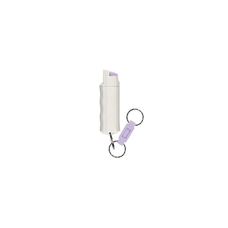 Sabre Red Pepper Spray phosphorescent avec porte-clés à libération rapide