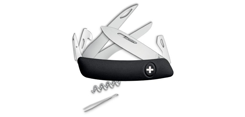 Swiza D07 Scissors, noir