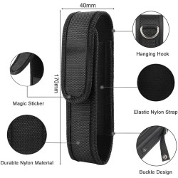 Divers Étui nylon pour lampe torche (17 x 4 cm) - Image 3
