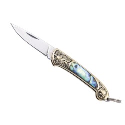 Canif bijou 4cm laiton/ormeau