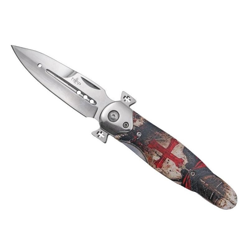 Third Couteau templier 3d hetre 11cm inox
