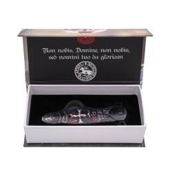 Third Couteau templier hetre 11cm inox noir - Image 3