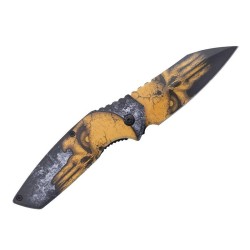 Third Couteau tete de mort 11,5cm inox - Image 2