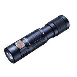 Torche led porte-cles noire...
