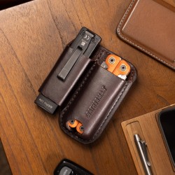 Leatherman Étui cuir premium - marron foncé/l - Image 3